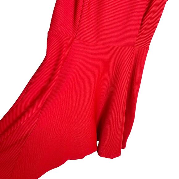 Express Sleeveless Scarlet Red Cutout Dress Women's Small - Picture 9 of 9